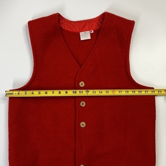 Custom Designs by Susan Shurke Ely, Minnesota Red Wool Vest XL - Picture 7 of 13